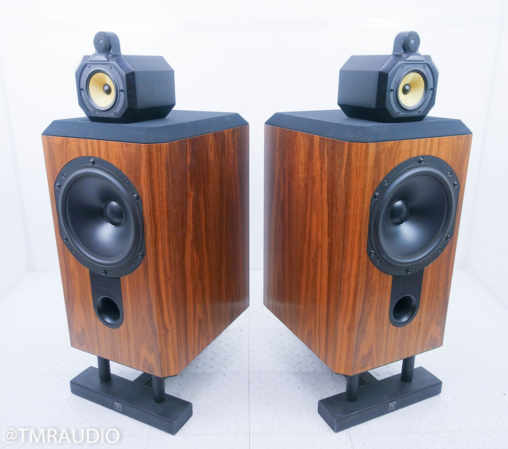 B&W Matrix 801 Series 3 Floorstanding Speakers; S3; Walnut Pair w/ Sound Anchors