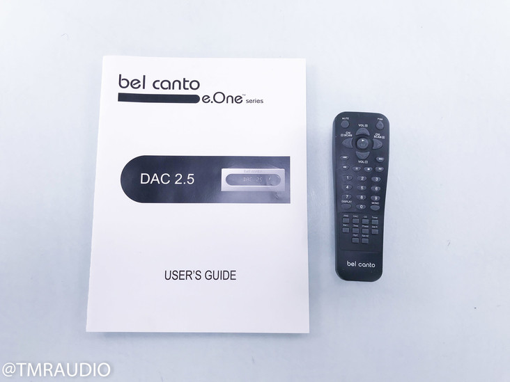 Bel Canto DAC 2.5 DAC; D/A Converter; Remote