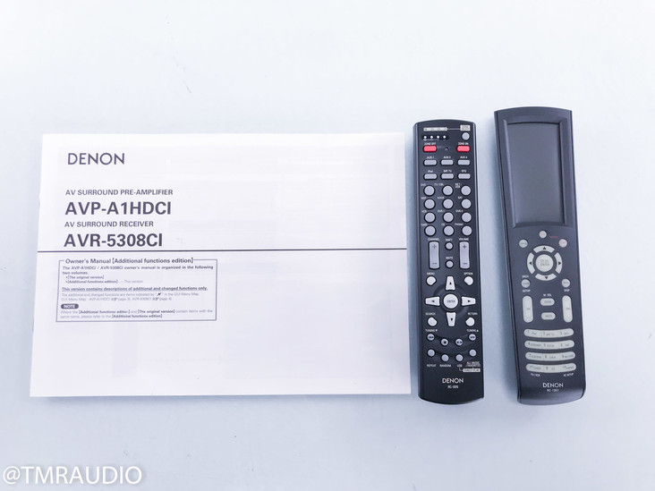 Denon AVP-A1HDCI 12 Channel Home Theater Processor; Upgraded; Touchscreen Remote