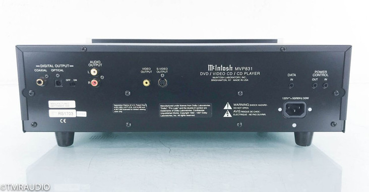 McIntosh MVP831 CD / DVD Player; Remote; MVP-831