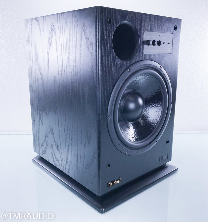 McIntosh SL-1 12" Powered Subwoofer; Black Ash; SL1