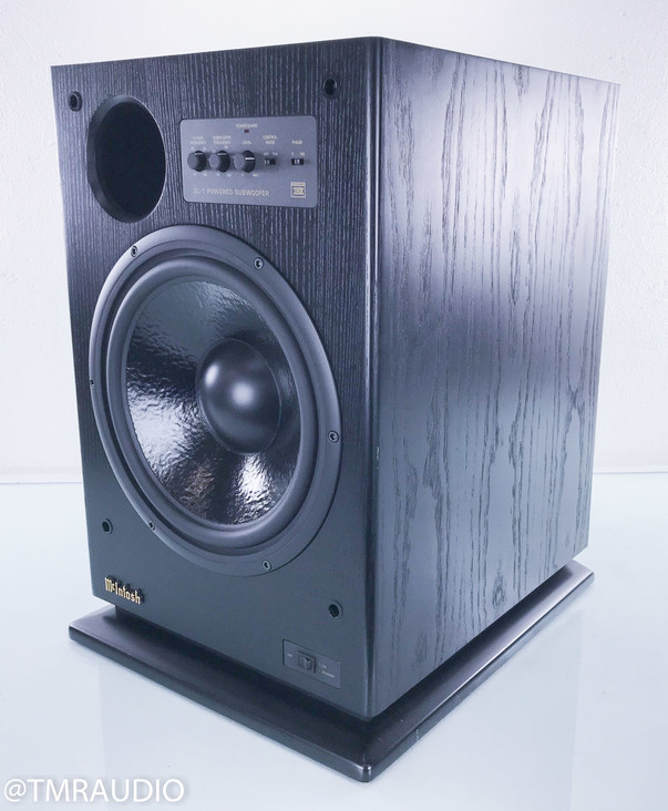 McIntosh SL-1 12" Powered Subwoofer; Black Ash; SL1
