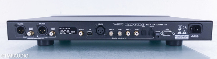 Bryston BDA-1 DAC; BDA1 D/A Converter; Silver; 17" (No Remote)