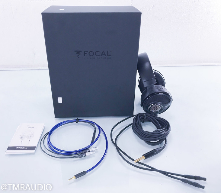 Focal Utopia Dynamic Open Back Headphones; Blue Dragon Cable