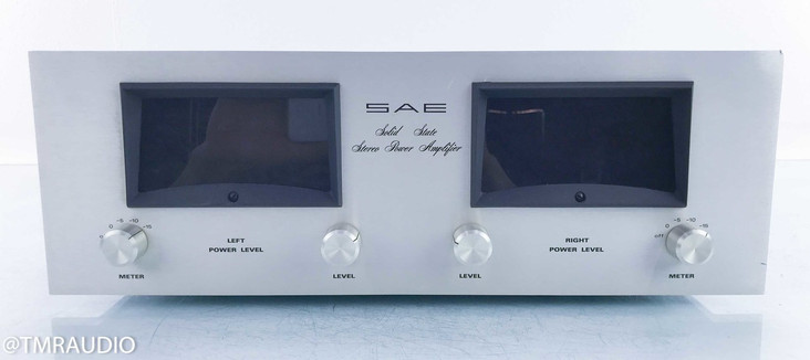 SAE Mark Three Vintage Stereo Power Amplifier; MK III