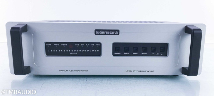 Audio Research SP17 Stereo Tube Preamplifier; SP-17; MM Phono