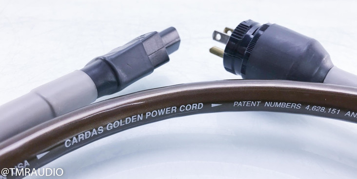 Cardas Golden Power Cable; 1.5m AC Cord; Arrowheart Termination