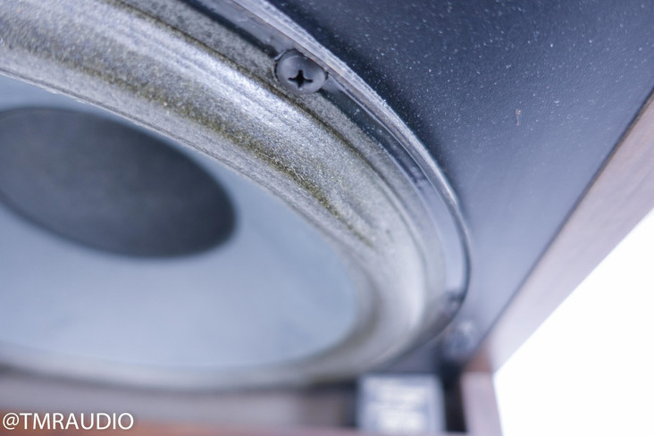 McIntosh XR5 Vintage Floorstanding Speakers; Walnut Pair; AS-IS (Old Surrounds)