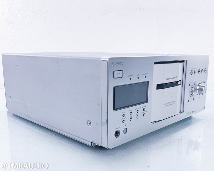 Sony DVP-CX777ES 400 Disc CD / SACD Changer / Player; Silver; AS-IS (Damaged)