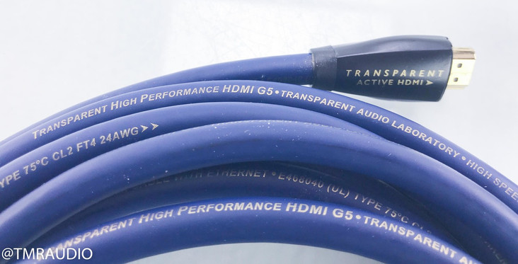 Transparent Audio High Performance HDMI Cable; 20ft Digital Interconnect