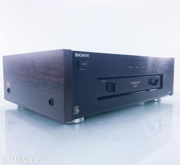 Sony TA-N55ES Vintage Stereo Power Amplifier; Wood Side Panels