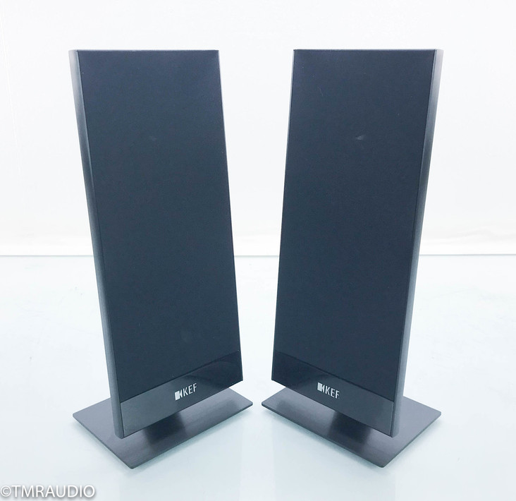 KEF T101 Satellite Speakers; Black Pair; T-101