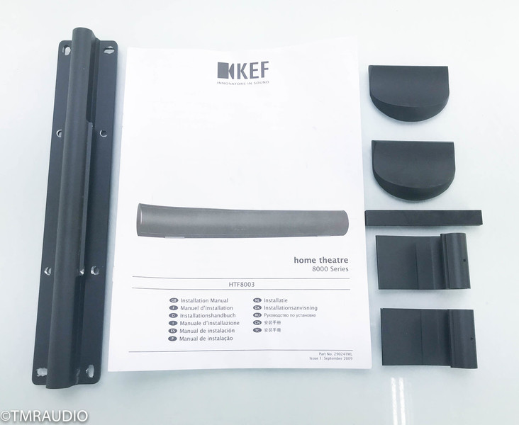 KEF HTF8003 Passive 3-Channel Home Theater Soundbar; Black; HTF-8003