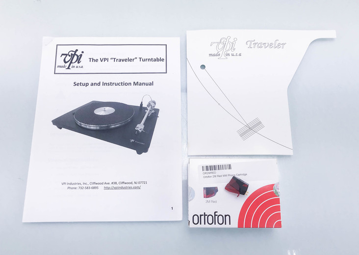 VPI Traveler V2 Belt Drive Turntable; Ortofon 2M Red MM Cartridge