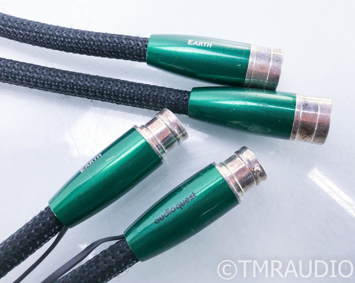 AudioQuest Earth XLR Cables; 1m Pair Balanced Interconnects