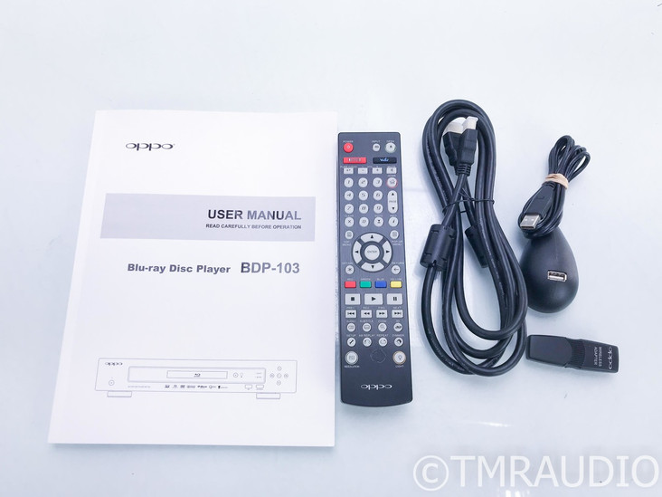 Oppo BDP-103 Universal 3D 4K Blu-Ray Player; Remote