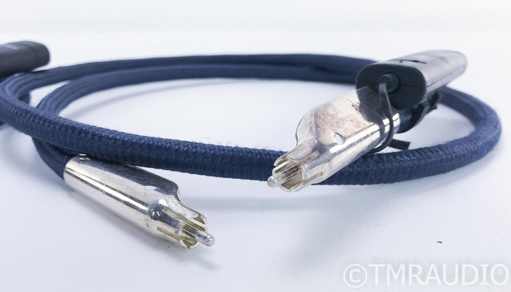 AudioQuest Wild Blue Yonder RCA Cables; 1.5m Pair Interconnects; 72v DBS