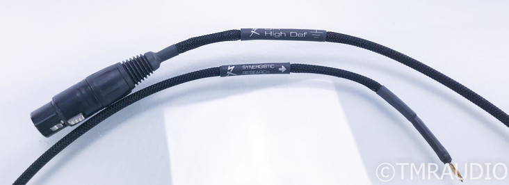 Synergistic Research High Def Grounding Cable; 1.25m Female XLR Terminated