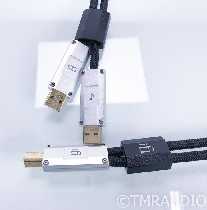 iFi Gemini Dual-Head USB Cable; .7m Digital Interconnect