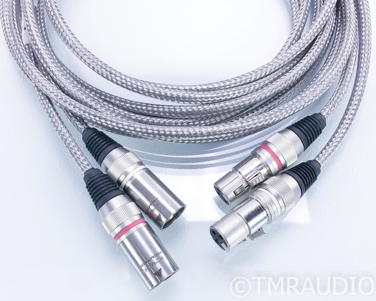 Cabledyne Vanguard Silver XLR Cables; 3m Pair Balanced Interconnects