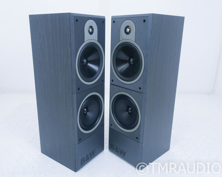 B&W DM-620i Floorstanding Speakers; DM620i; Black Zelda Pair