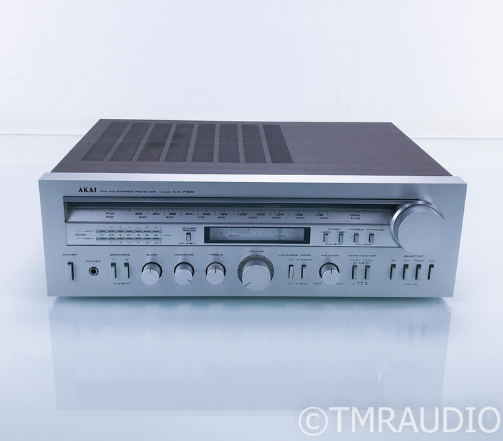 Akai AA-R50 Vintage AM / FM Receiver; MM Phono; AS-IS (Distortion / Noise)