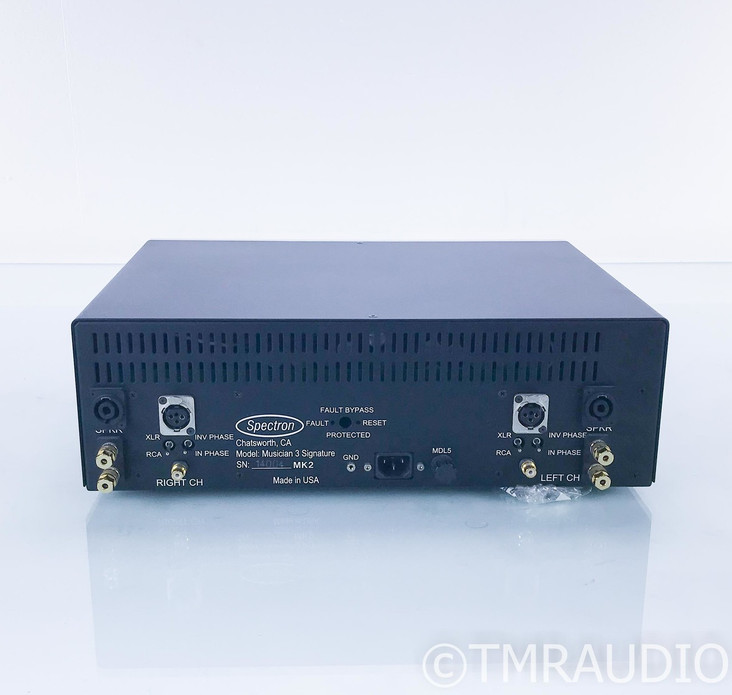 Spectron Musician III SE Mk II Stereo Power Amplifier; Signature MK2