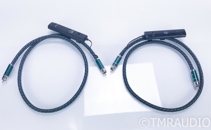 AudioQuest Columbia RCA Cables; 1m Pair Interconnects; 72v DBS (SOLD)