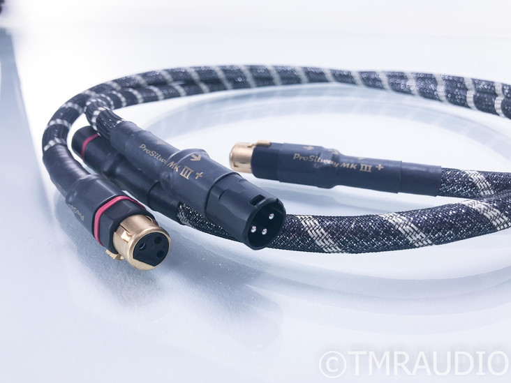 Harmonic Technology ProSilway Mk III+ XLR Cables; 1m Pair Balanced Interconnects