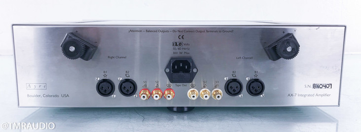Ayre AX-7e Stereo Integrated Amplifier; Remote; Evolution (SOLD3)