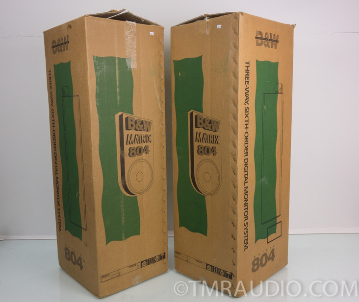 B&W Matrix 804 Speakers; Nice Pair in Factory Boxes