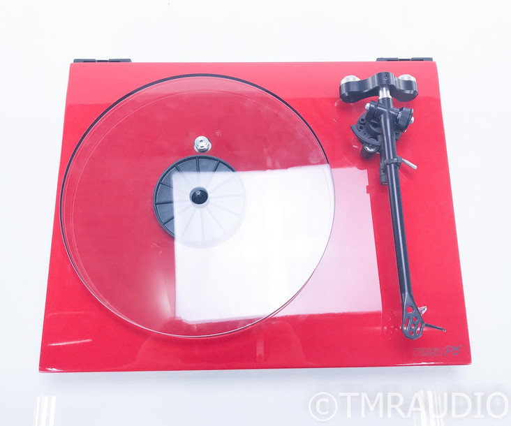 Rega P3-24 Turntable; Gloss Red; TT PSU Power Supply; Upgrades (No Cartridge)