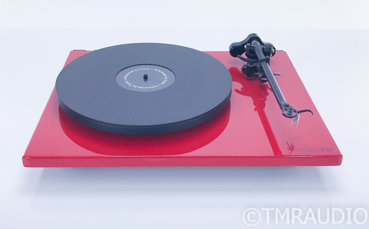 Rega P3-24 Turntable; Gloss Red; TT PSU Power Supply; Upgrades (No Cartridge)