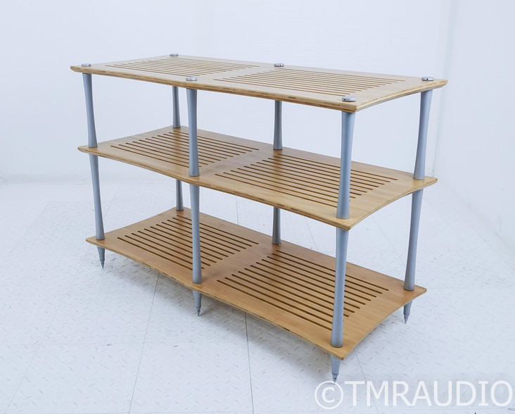 Quadraspire SV2T Component Rack / 3-Shelf Stand; Sunoko-Vent; Bamboo; 29"