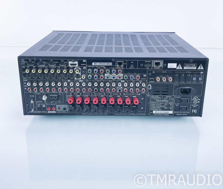 Denon AVR-3808CI 7.1 Channel Home Theater Receiver; AS-IS (Broken Input Knob)