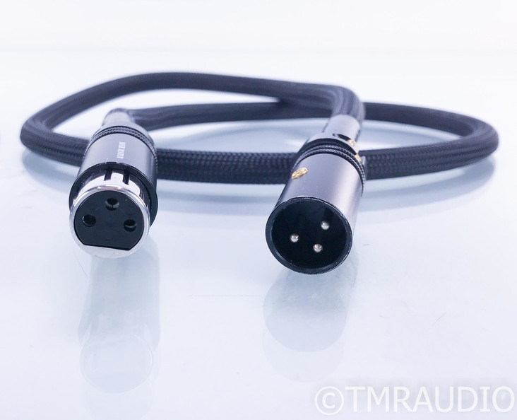 Acoustic Revive XLR-1.0PA II XLR Cables; 1m Pair Balanced Interconnects