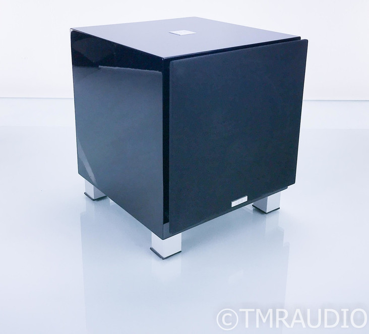 REL T7 8" Powered Subwoofer; Gloss Black; T-7