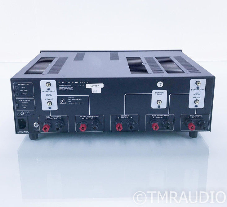 Anthem PVA 5 5-Channel Power Amplifier; PVA5