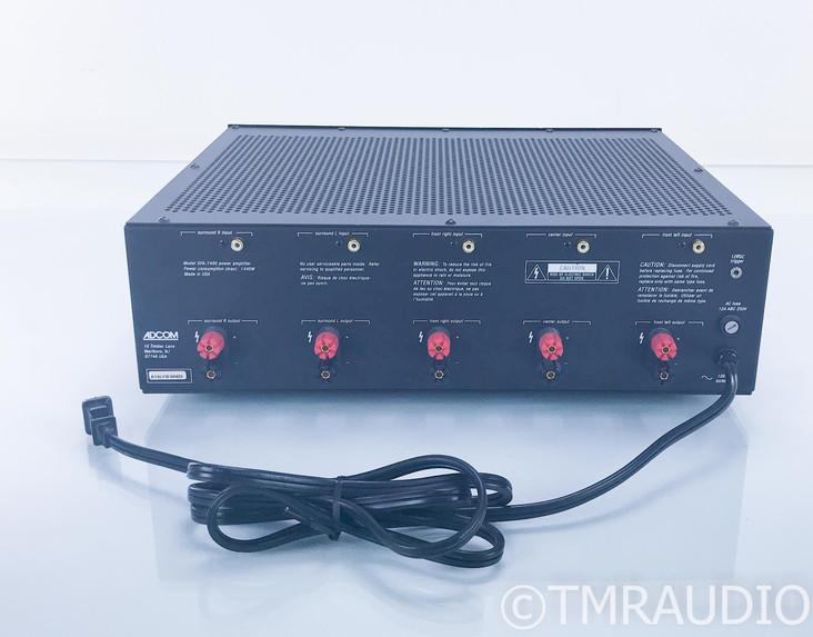 Adcom GFA-7400 5 Channel Power Amplifier; GFA7400