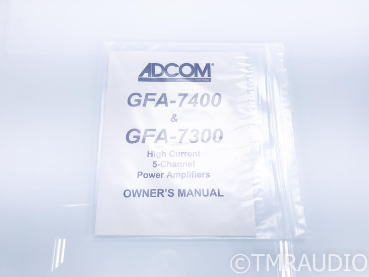 Adcom GFA-7400 5 Channel Power Amplifier; GFA7400