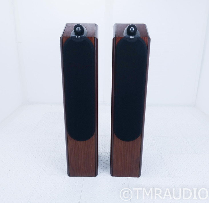 B&W CDM 9NT Floorstanding Speakers; Red Stained Cherrywood Pair