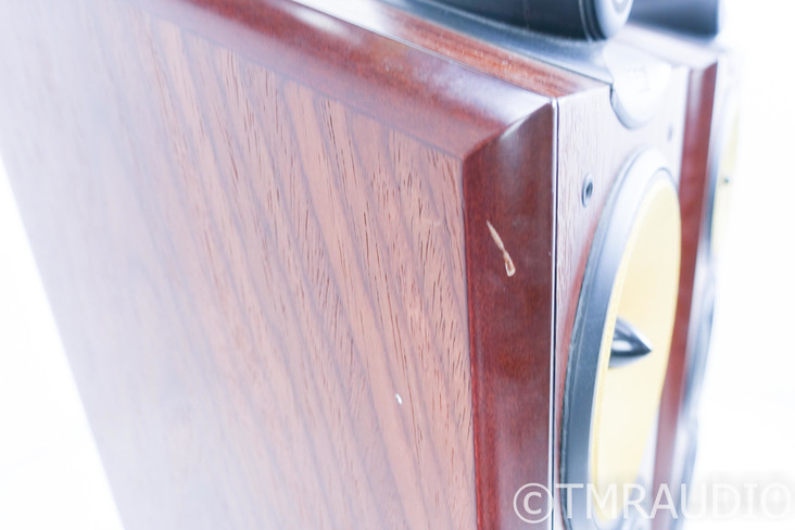 B&W CDM 9NT Floorstanding Speakers; Red Stained Cherrywood Pair