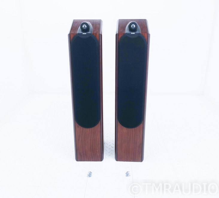 B&W CDM 9NT Floorstanding Speakers; Red Stained Cherrywood Pair