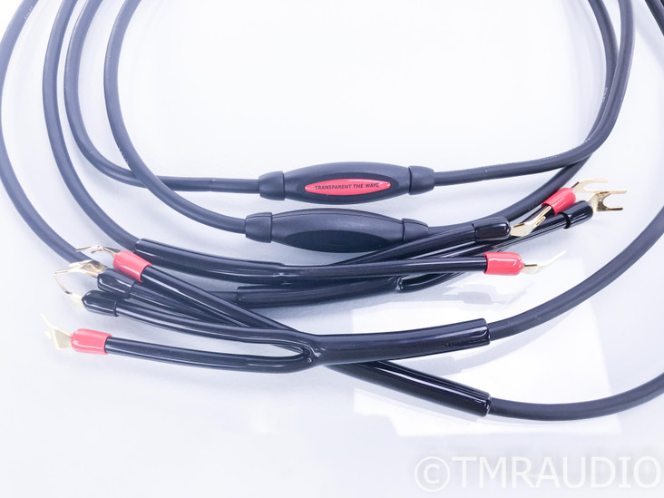 Transparent Audio The Wave Speaker Cables; 8ft Pair