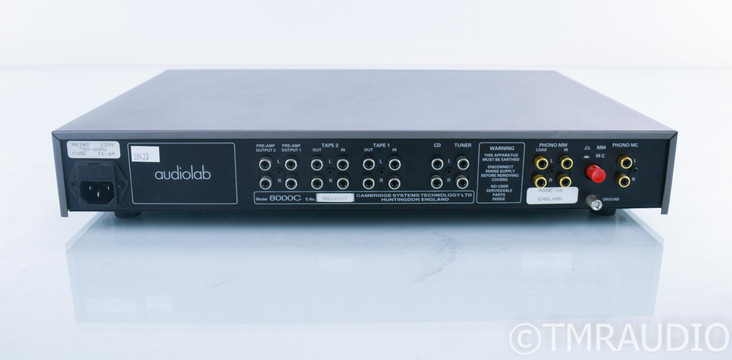 Audiolab 8000C Vintage Stereo Preamplifier; 8000-C; MM / MC Phono