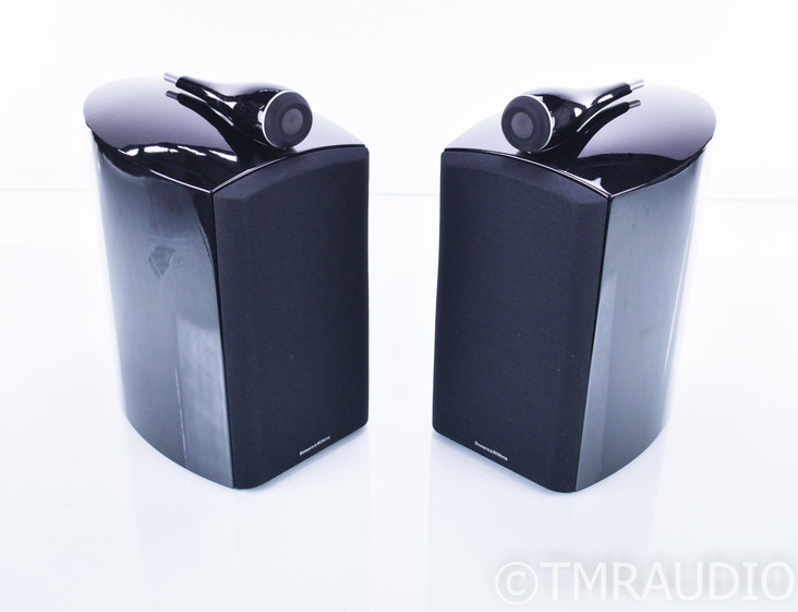 B&W 805 D2 Bookshelf Speakers; Gloss Black Pair; 805D2
