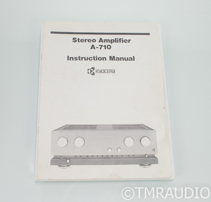Kyocera A-710 Stereo Integrated Amplifier; A710