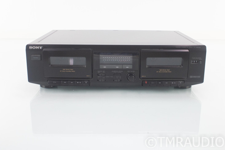 Sony TC-WE305 Dual Stereo Cassette Deck; Tape Recorder; TCWE305