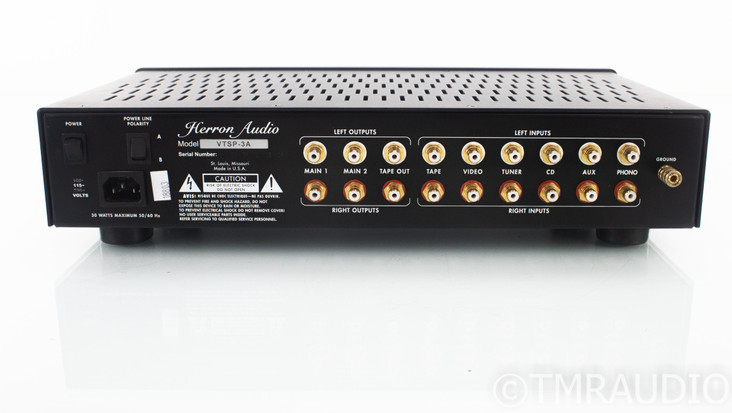 Herron Audio VTSP-3A(r02) Stereo Tube Preamplifier; Remote; VTSP3A; Revision 2