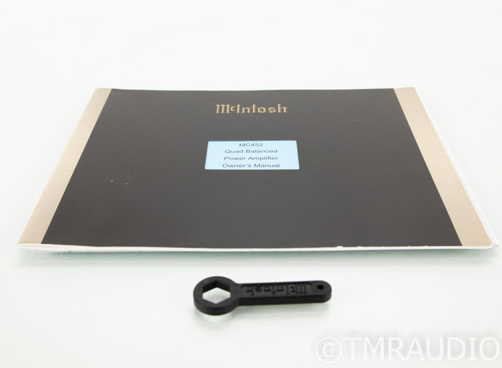 McIntosh MC452 Stereo Power Amplifier; MC-452 (1/1)